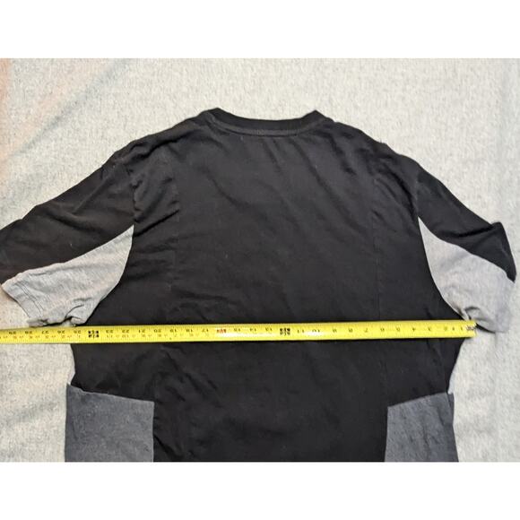 Adidas T Shirt Black and Gray with White Logo Men's Size 2X - Picture 6 of 7